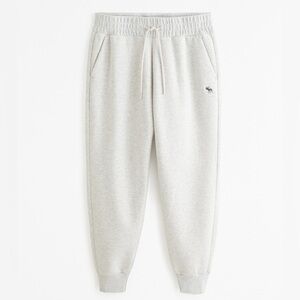 abercrombie & fitch essential icon joggers, xs, heather grey